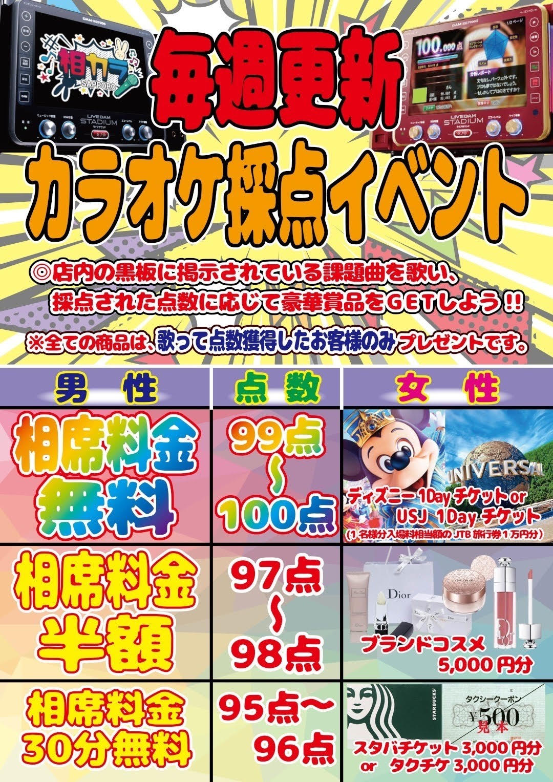 すすきの相席カラオケ「相カラ」のアーカイブ情報